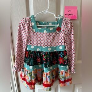 Matilda Jane.   2T long sleeve dress.  No pants-dress only.